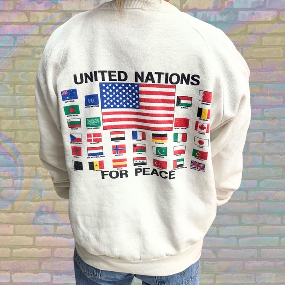 [SOLD] Vintage 90s Military Distressed Operation Desert Storm USA Made Crewneck - Picture 3 of 8